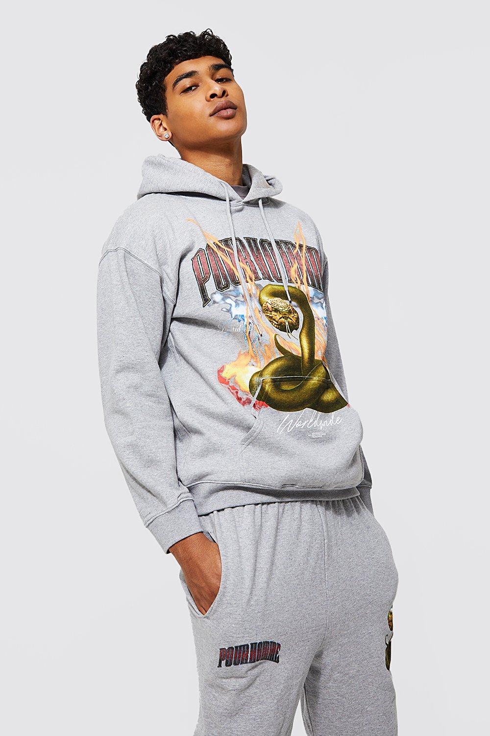 Ensemble de survetement a imprime Homme
